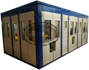 Wire winding machine soundproof enclosure